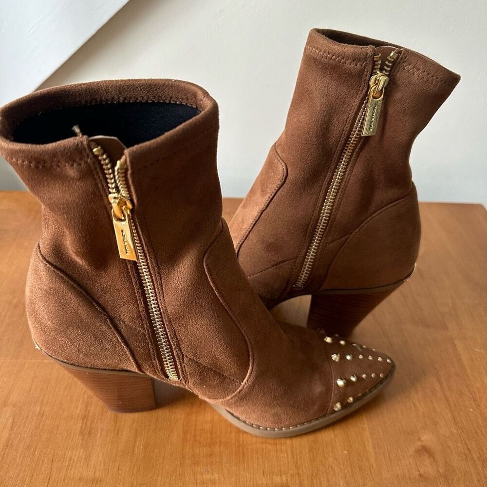 Michael Kors Dover Studded Faux Suede Boot - Picture 6 of 11